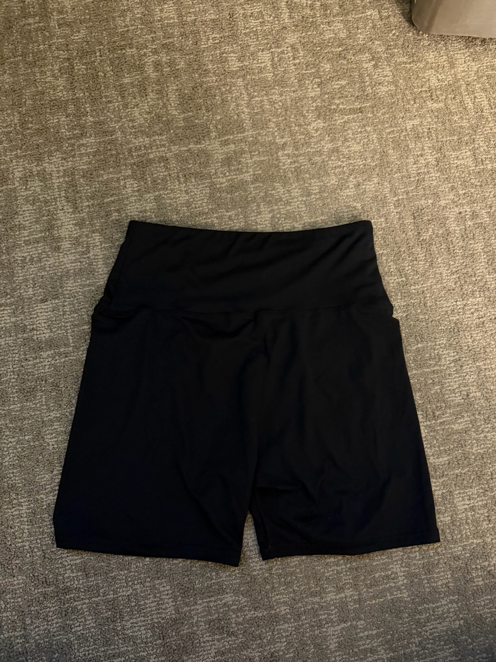 Amazon Women's High-Waist Black Bike Shorts